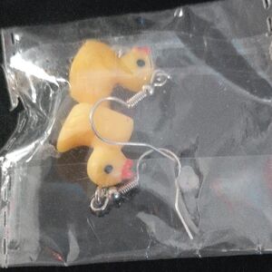 Yellow Duck Earrings